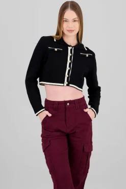 Shasa Short Contrast Sweater