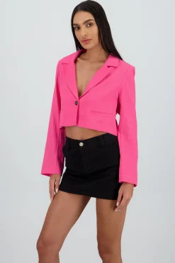 Shasa Short Long Sleeve Shirt with Button Detail