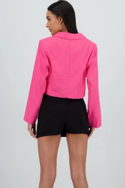 Shasa Short Long Sleeve Shirt with Button Detail