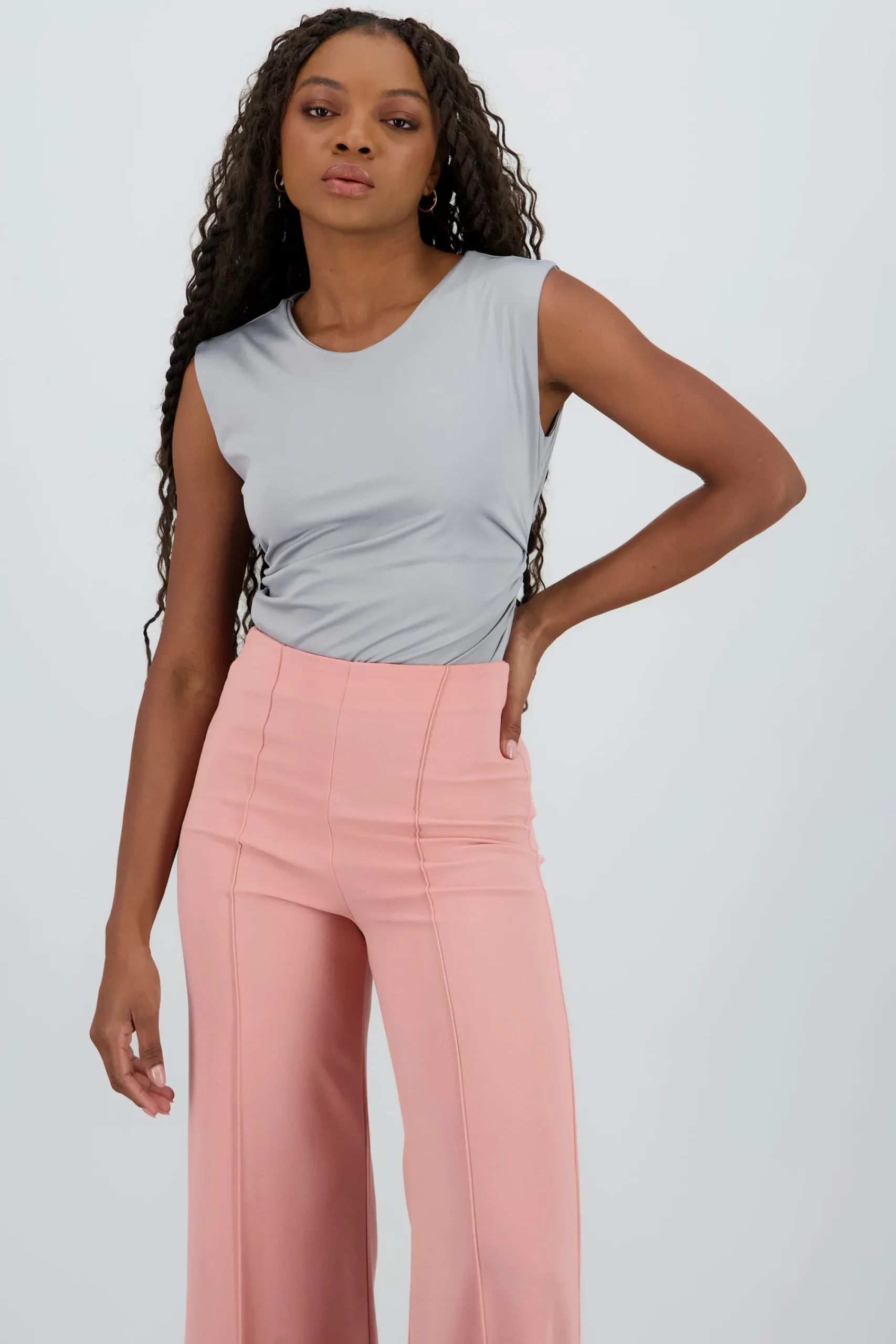 Shasa Short Sleeve Backless Bodysuit