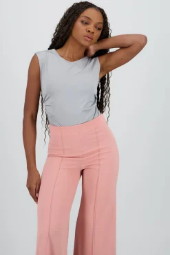Shasa Short Sleeve Backless Bodysuit