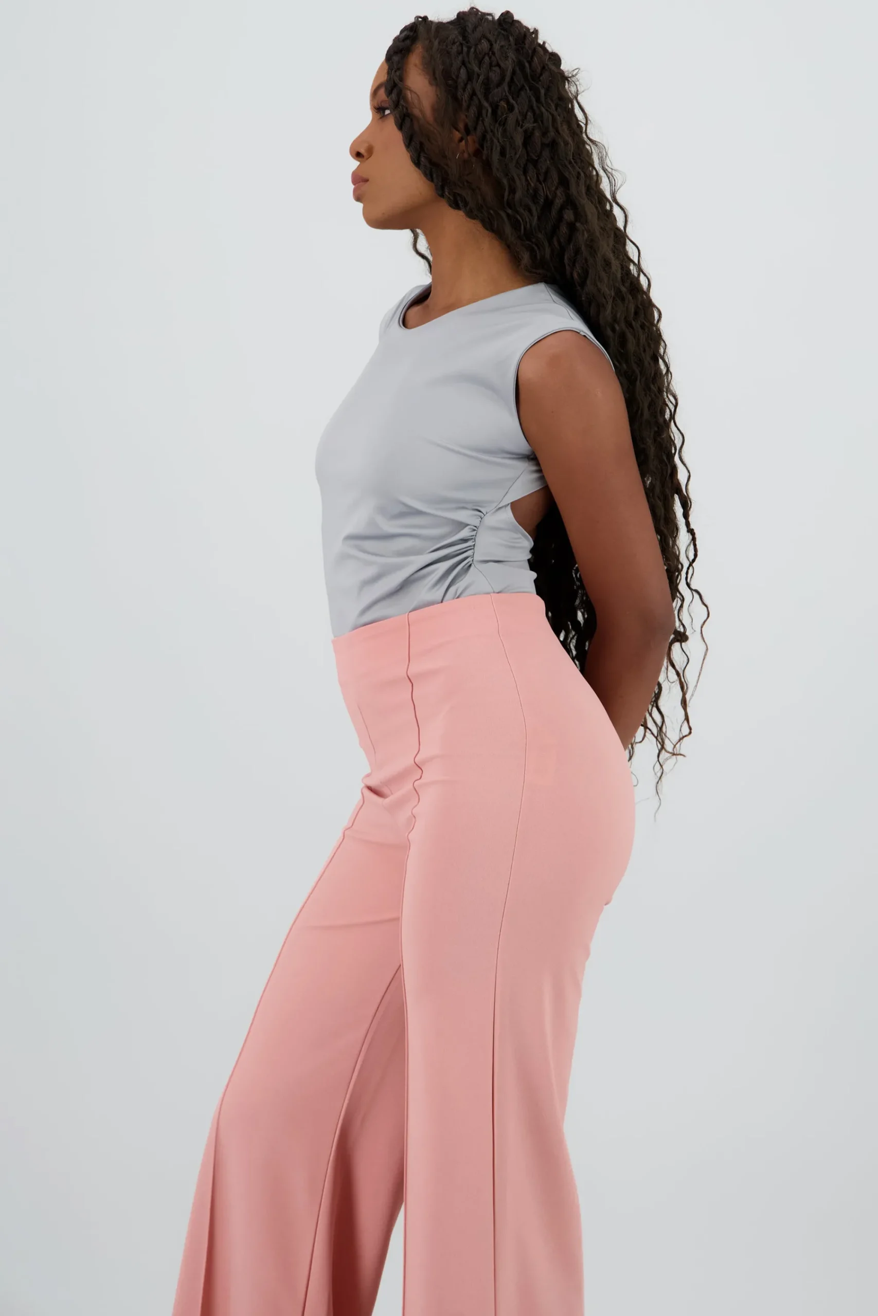 Shasa Short Sleeve Backless Bodysuit