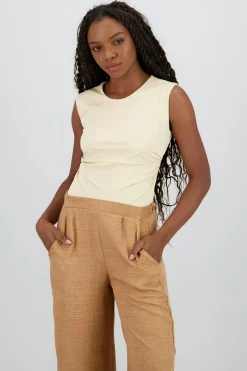 Shasa Short Sleeve Backless Bodysuit