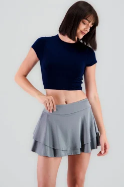 Shasa Short Sleeve Crop Top
