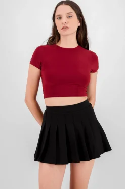 Shasa Short Sleeve Crop Top