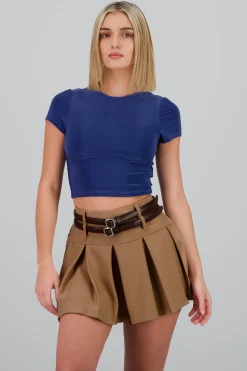 Shasa Short Sleeve Crop Top