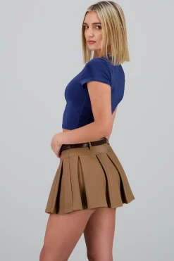 Shasa Short Sleeve Crop Top