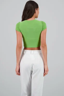 Shasa Short Sleeve Crop Top