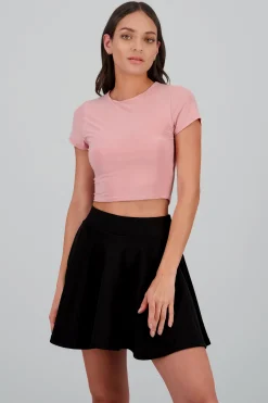 Shasa Short Sleeve Crop Top