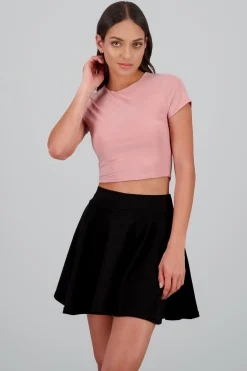 Shasa Short Sleeve Crop Top