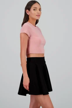 Shasa Short Sleeve Crop Top