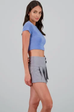 Shasa Short Sleeve Crop Top