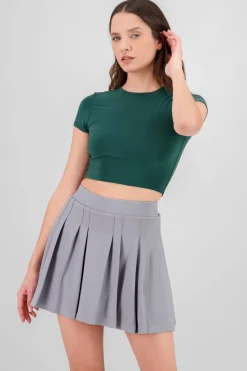 Shasa Short Sleeve Crop Top