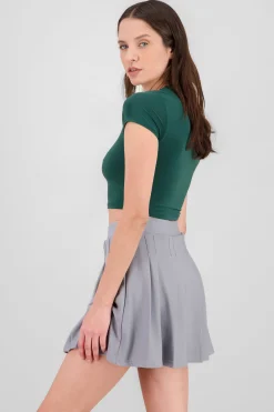 Shasa Short Sleeve Crop Top
