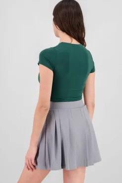 Shasa Short Sleeve Crop Top