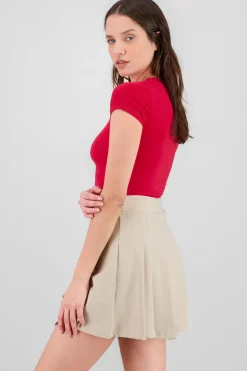 Shasa Short Sleeve Crop Top