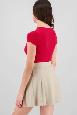Shasa Short Sleeve Crop Top
