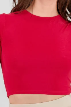 Shasa Short Sleeve Crop Top