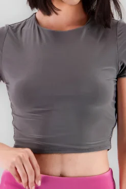 Shasa Short Sleeve Crop Top