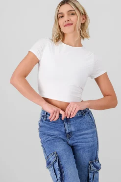Shasa Short Sleeve Crop Top