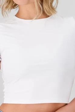 Shasa Short Sleeve Crop Top
