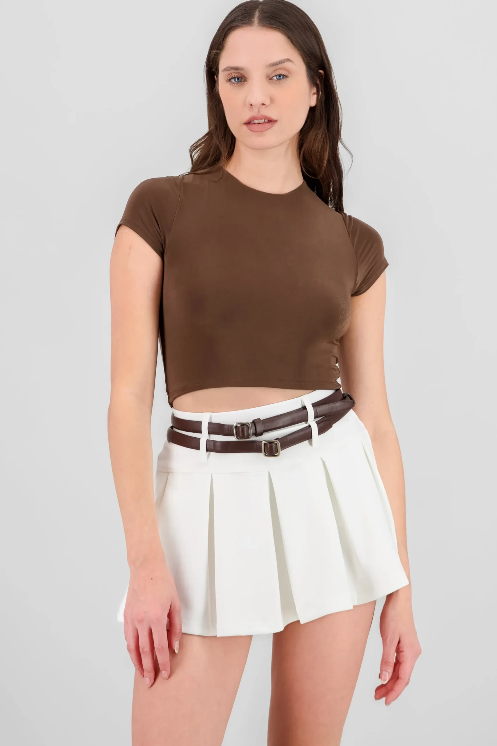 Shasa Short Sleeve Crop Top