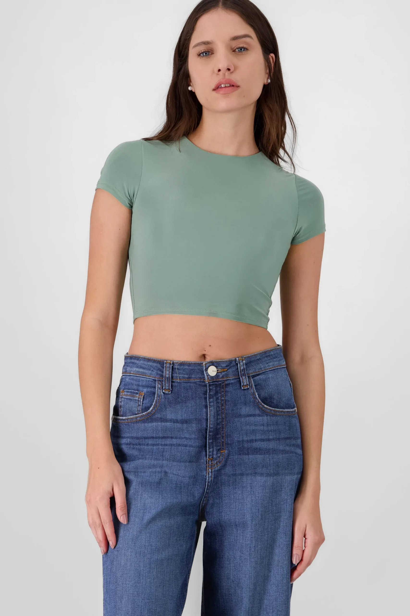 Shasa Short Sleeve Crop Top