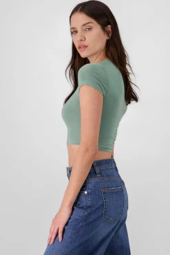 Shasa Short Sleeve Crop Top
