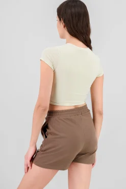 Shasa Short Sleeve Crop Top