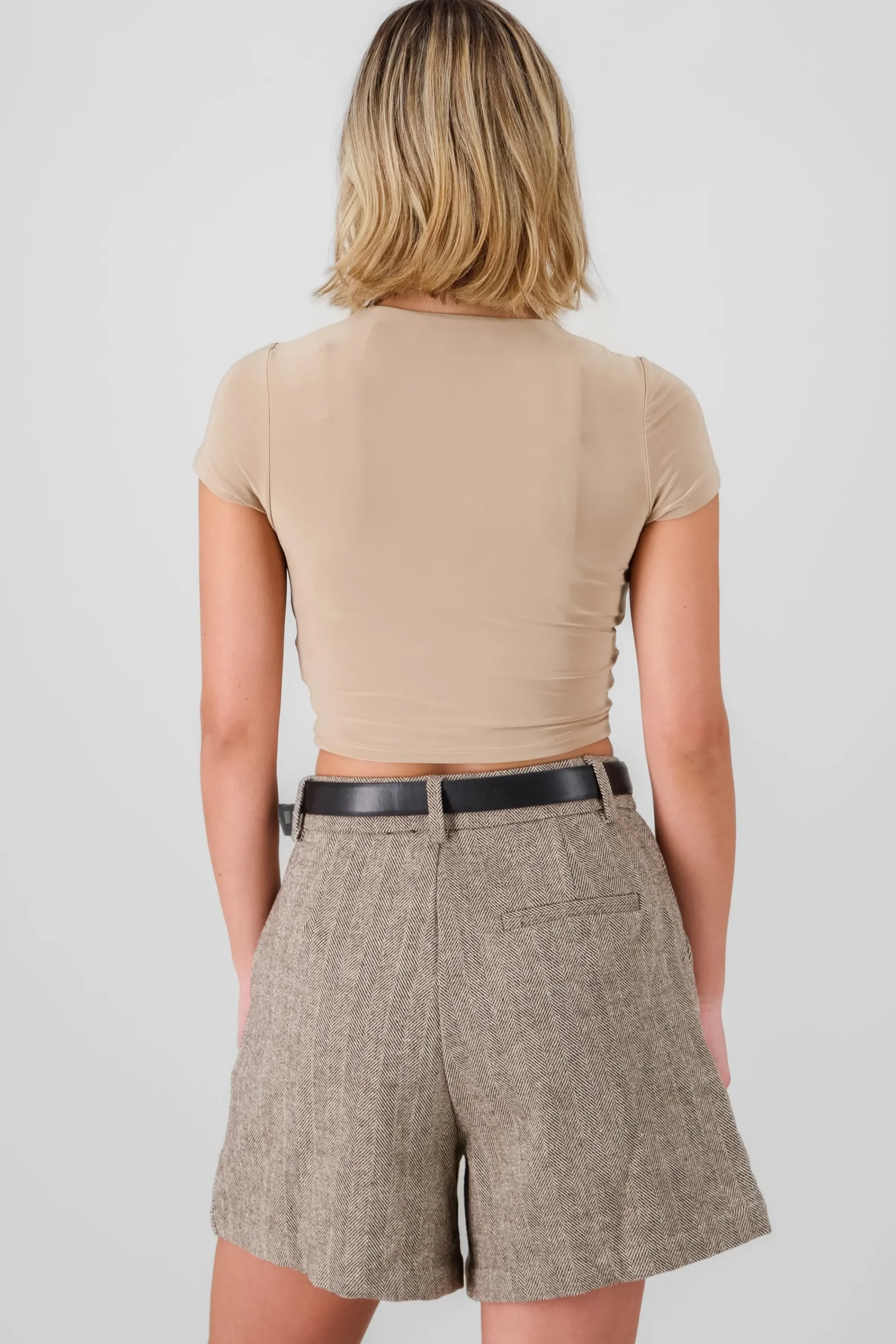 Shasa Short Sleeve Crop Top