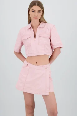 Shasa Short Sleeve Denim Shirt