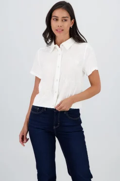 Shasa Short Sleeve Embroidered Shirt