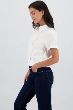 Shasa Short Sleeve Embroidered Shirt