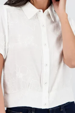 Shasa Short Sleeve Embroidered Shirt