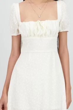 Shasa Short Sleeve Floral Mini Dress