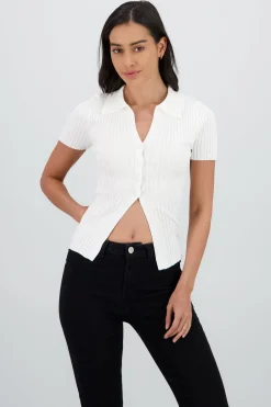Shasa Short Sleeve Knit Top