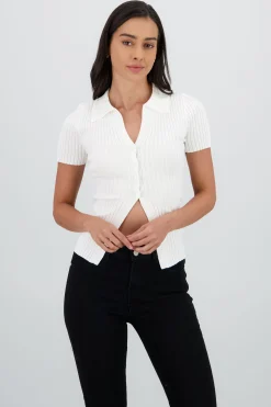 Shasa Short Sleeve Knit Top
