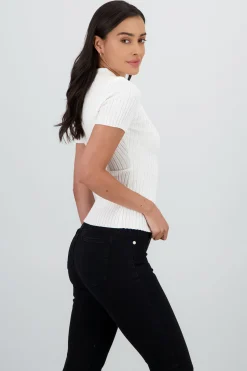 Shasa Short Sleeve Knit Top