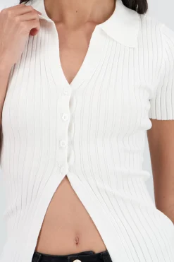 Shasa Short Sleeve Knit Top
