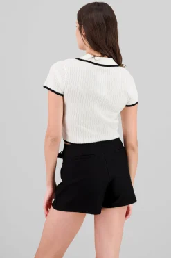 Shasa Short Sleeve Knit Top
