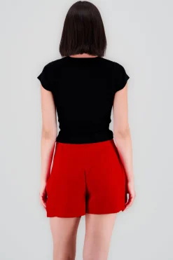 Shasa Short Sleeve Knit Top