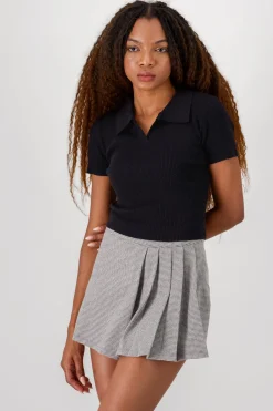 Shasa Short Sleeve Knit Top