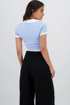 Shasa Short Sleeve Knit Top
