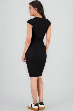 Shasa Short Sleeve Midi Dress