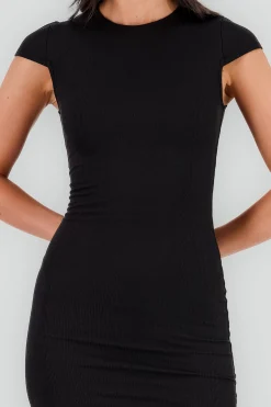 Shasa Short Sleeve Midi Dress
