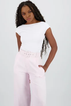 Shasa Short Sleeve Open Back Bodysuit