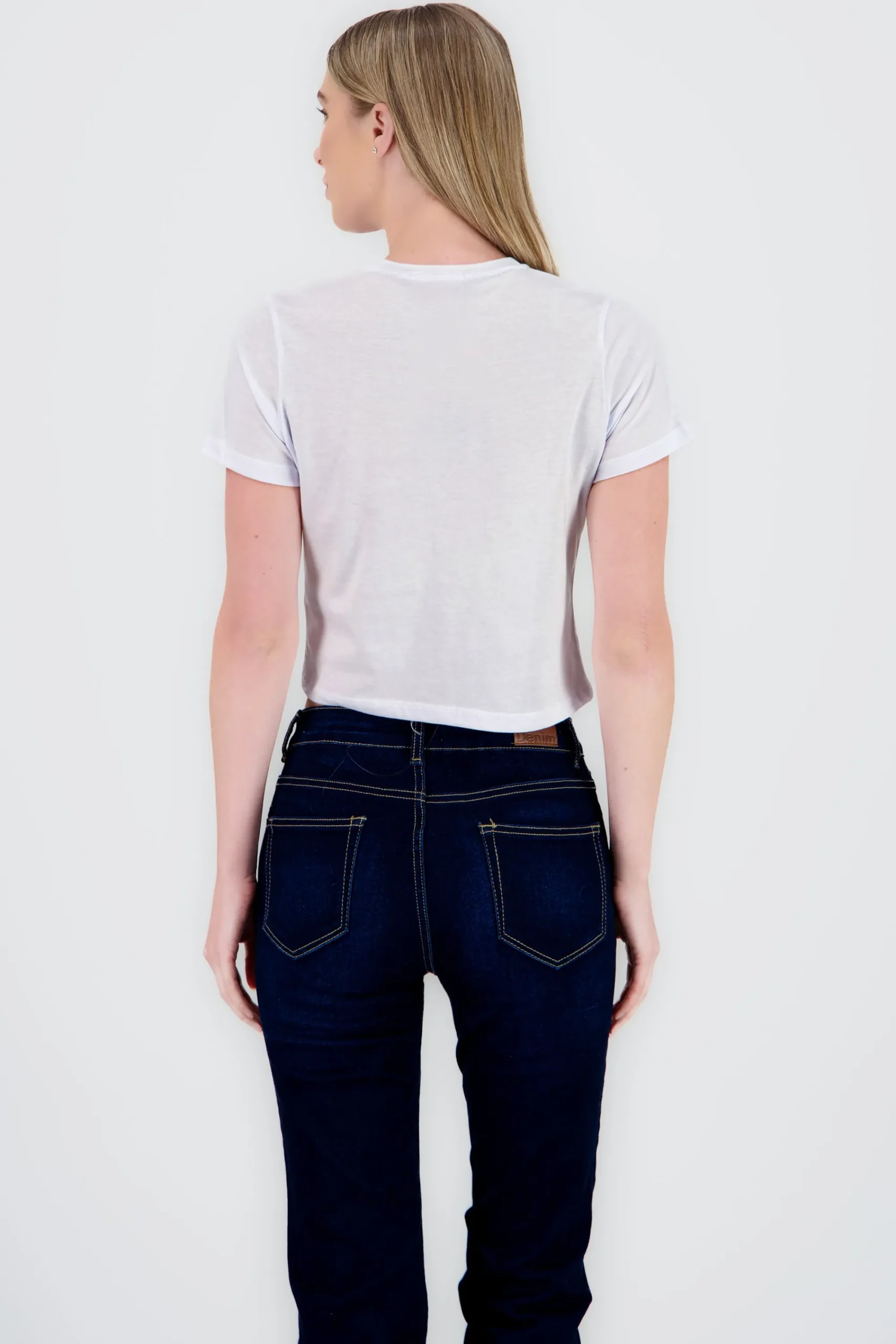 Shasa Short Sleeve Printed Croissant Top