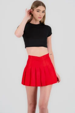 Shasa Short Sleeve Ribbed Top