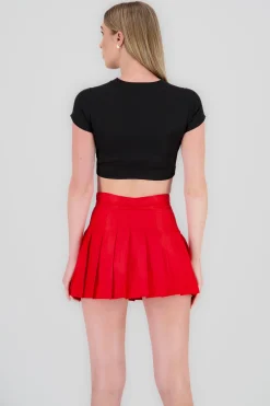 Shasa Short Sleeve Ribbed Top