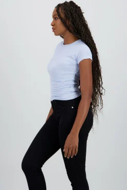 Shasa Short Sleeve Ribbed Top